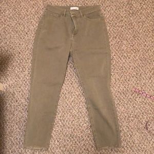 Loft Curvy High Waist Skinny Crop